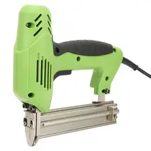 Степлер ногтей 2000 Вт Электрический прямой гвоздь обрамление снасти Nailers мощный строительный степлер инструмент CN вилка 220 В Электроинструмент