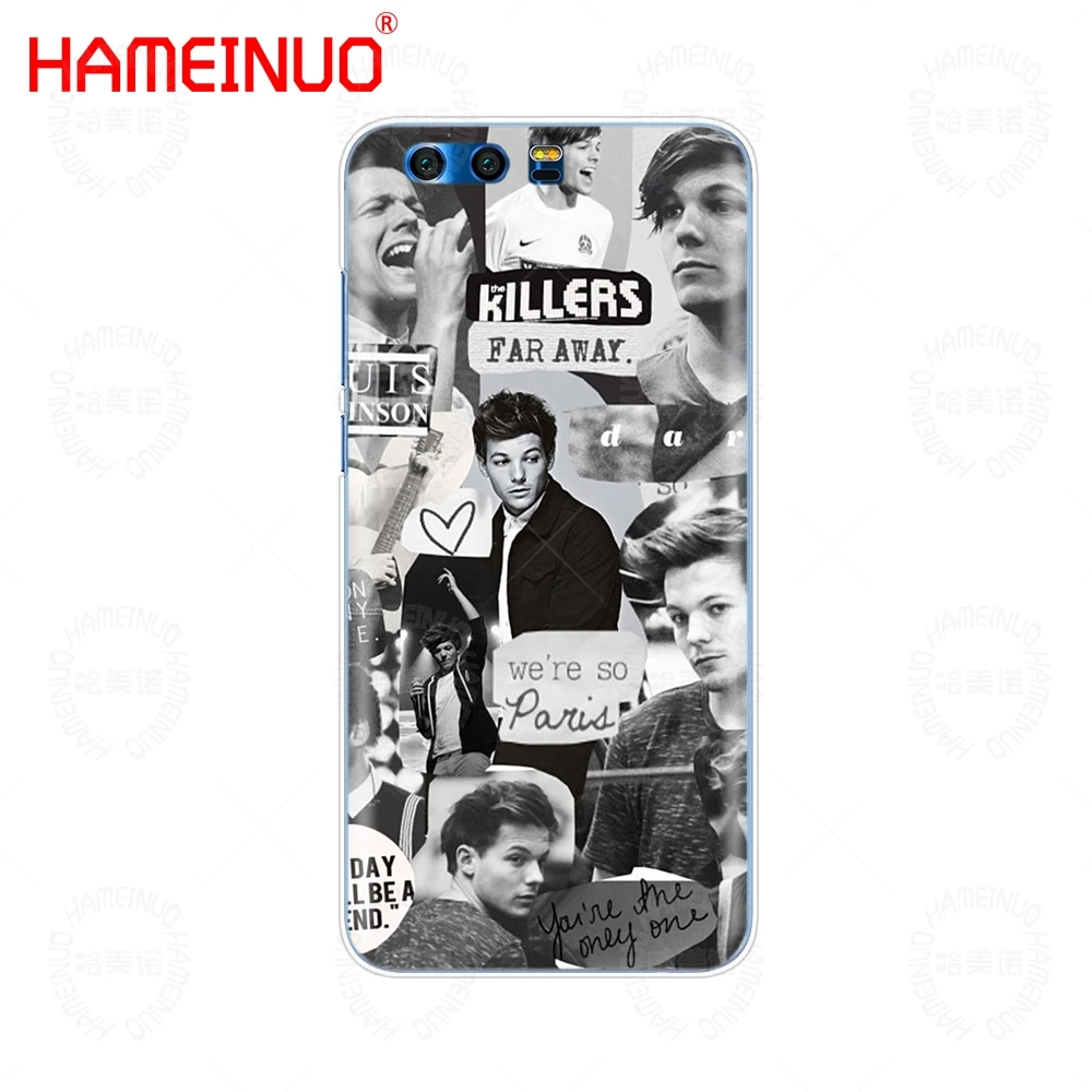 One Direction 1d Louis Tomlinson Cover phone Case for Huawei Honor 10 V10 4A 5A 6A 7A 6C 6X 7X 8 9 NOVA 2 2S PLUS LITE