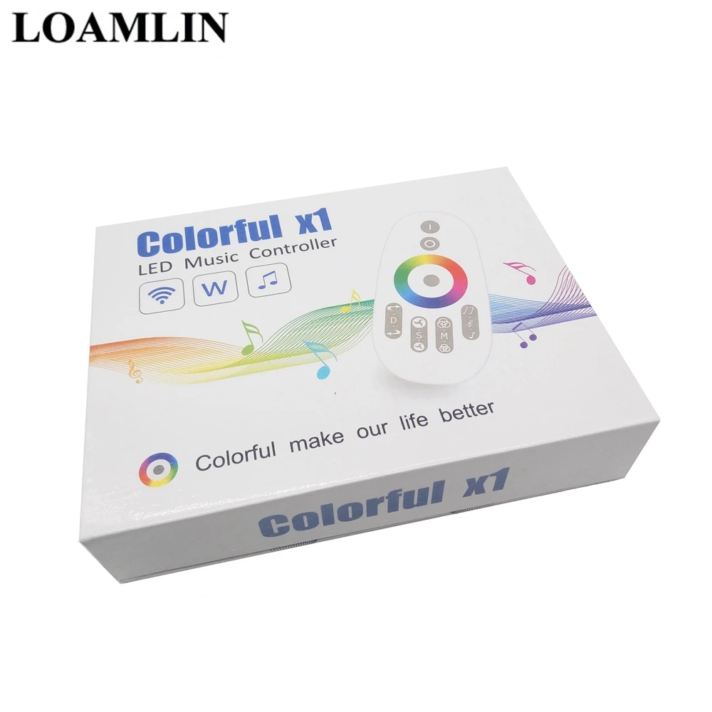Контроллер светодиодной ленты WS2812B WS2811 SK6812 USC1903 музыкальный цветной X1/X2 Фотовход