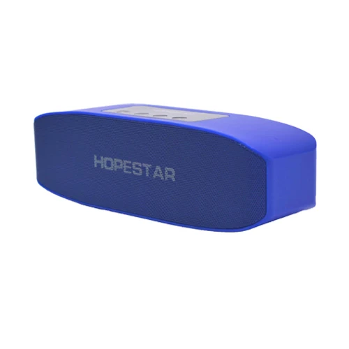 HOPESTAR H11 Bluetooth беспроводной динамик Hifi Саундбар двойной бас стерео Поддержка USB TF AUX FM с зарядным устройством для телефона - Цвет: Синий