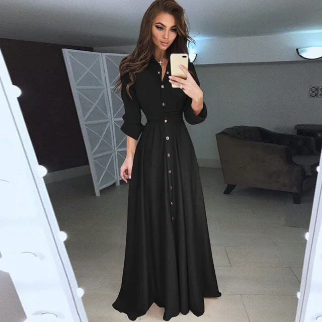 casual silk maxi dress