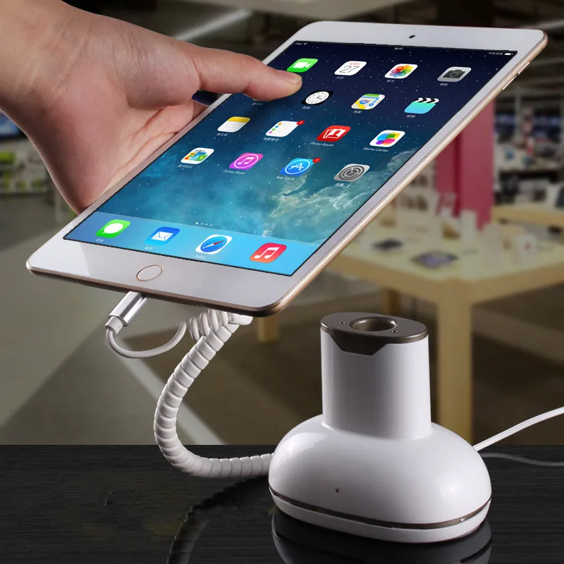 

Tablet Anti-theft Display Stand Mobile Phone Alarm Holder Rechargeable Support All Cell Phone and Tablet for iPhone iPad Android