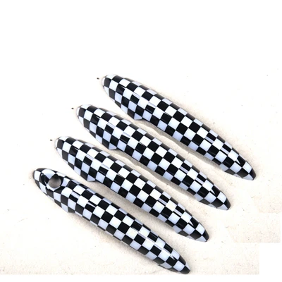 R60 mini Chequred door handle cover