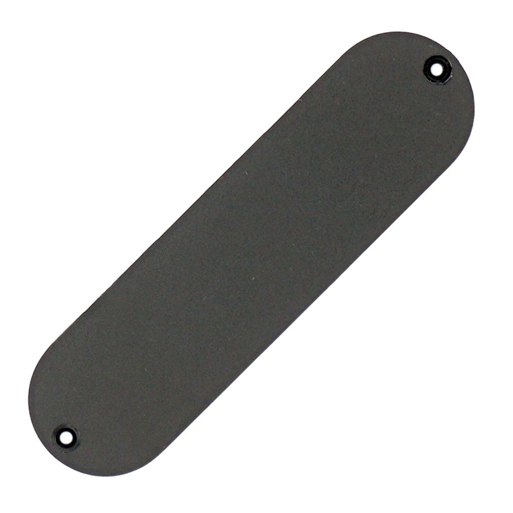 1x Electric Guitar Accessory Back Plate Cavity Switch Cover Back Cover Black