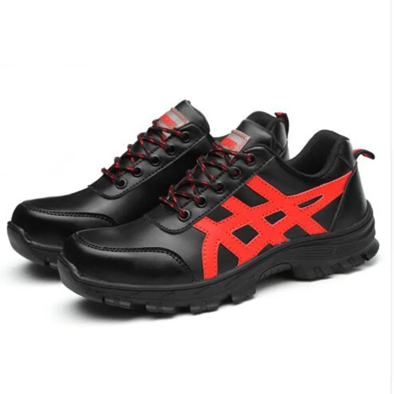 

2019 Fashion Safety Work Waterproof Steel Toe Cap Casual Men's Labor Insurance Supplies Non-slip Wear-resistant Shoes