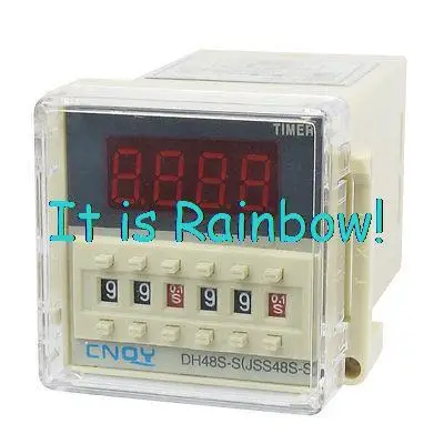 

Free Shipping AC/DC24V DPDT 8P 0.1S-99H 4-Digit Programmable Timer Delay Relay DH48S-S2Z