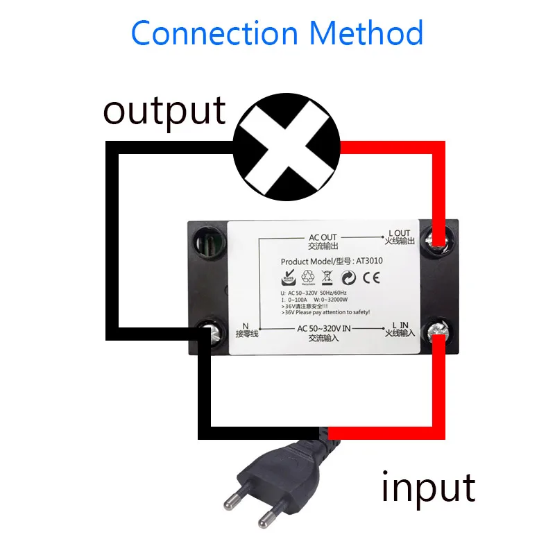 AC50~ 320V 100A цифровой измеритель напряжения индикатор мощность энергии вольтметр амперметр тока Ампер Вольт ваттметр тестер детектор 3K кВт