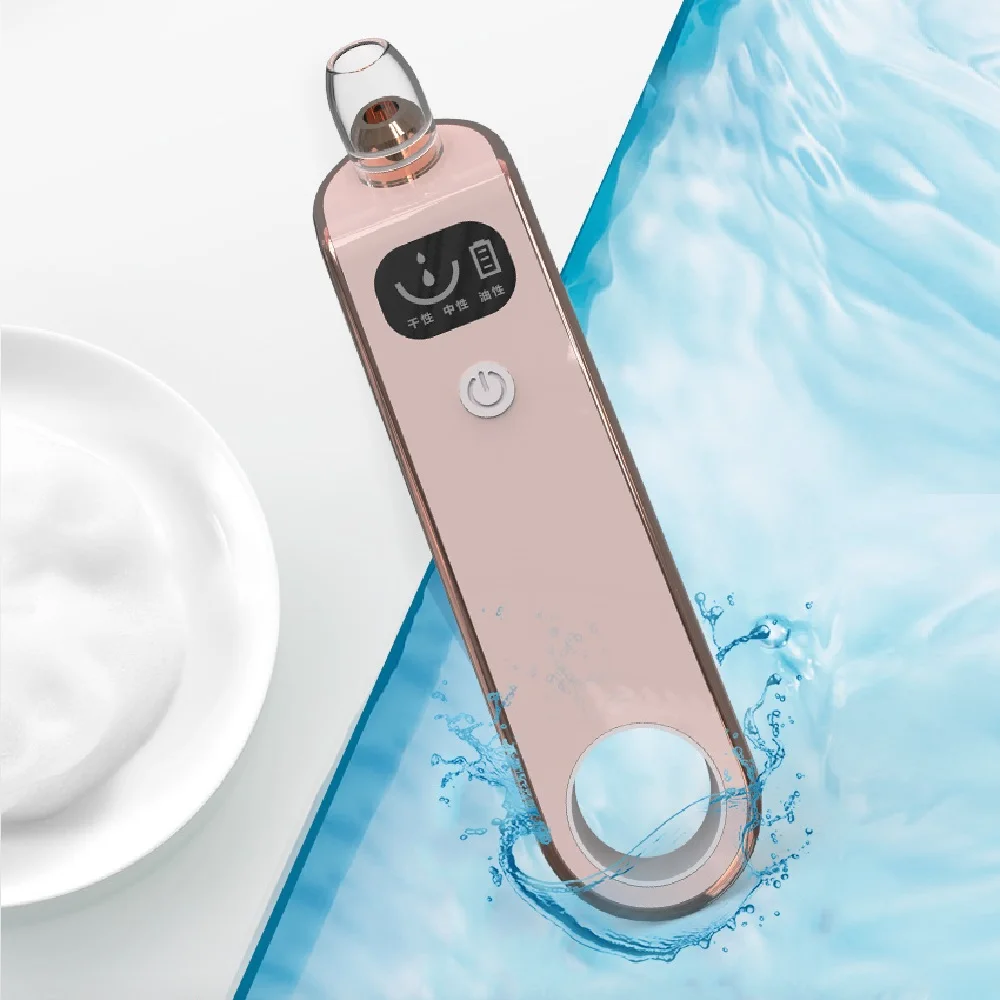

High quality make up kit vacuum blackhead remover portable digital display comedo suction beauty machine