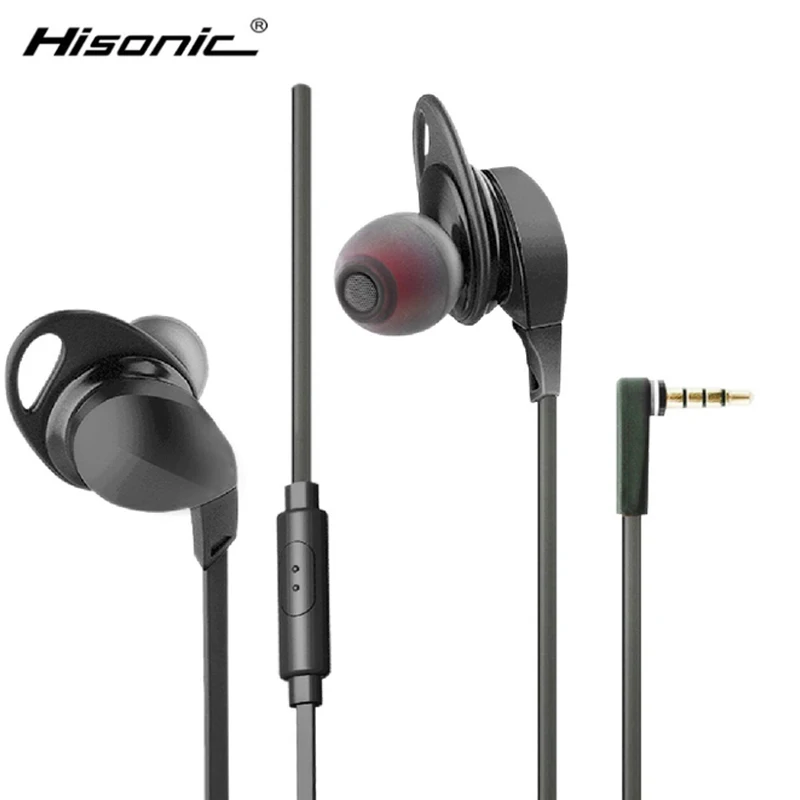 Hisonic проводные наушники с микрофоном последняя конструкция патента Портативный