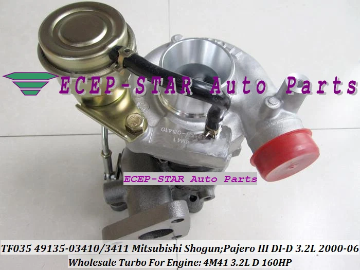 Бесплатная доставка Турбокомпрессор Turbo TF035HL 49135 03410 03411 ME203949 для Mitsubishi Shogun Pajero III