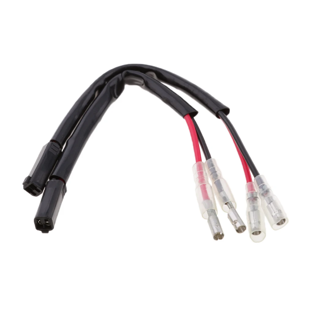 2pcs Motorcycle Turn Signal Wire Connectors Plug CableTurn Signal Marker Wire Adapters Plug Connectors for Suzuki GSX1300R