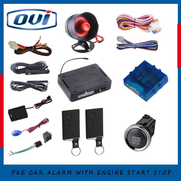 Top Car Engine Push Start Button Ignition Starter/Keyless Entry Keyless