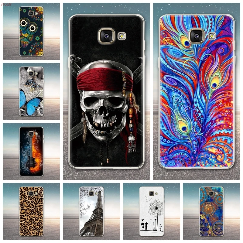 

Cover for Samsung Galaxy A7 2017 Cases Soft TPU Phone Bags for Samsung A720f A720 SM-A720 Case Print Coque for Samsung A7 2017