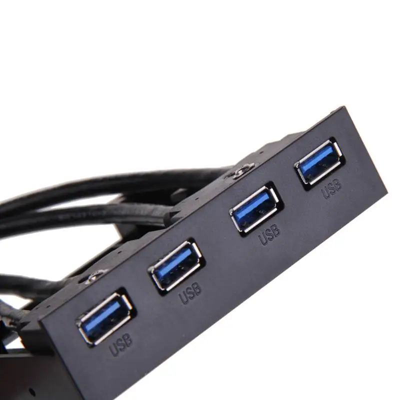 20 контактный 4 порта Мульти USB 2 0 3 сплиттер внутренняя Передняя панель