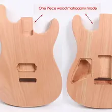 Электрогитара Strat body One piece Mahogany сделано незавершенный набор для гитары DIY