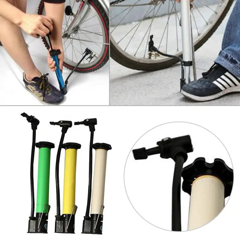 

Portable Skid-Proof Manual Air Pump Bicycle Motorcycle Mini Tire Air Pump Outdoor Accessories