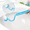 Toilet Cleaning Brush Bathroom Cleaning Accessories  Portable Toilet Brush Corner Brush 1Pcs  Bending Handle  Scrubber Curved ► Photo 1/6