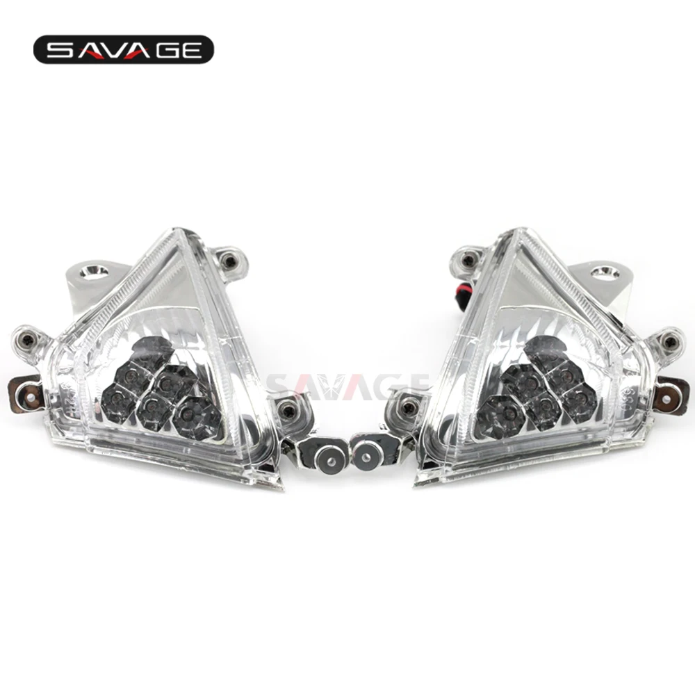 Front LED Turn Signal Indicator For KAWASAKI ZX-10R ZX10R 2004-2005 (2)