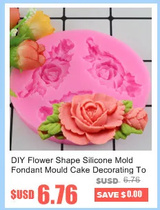 Mujiang розы торт силиконовые формы кекс инструменты для украшения тортов из мастики шоколадные конфеты формы 3D ремесло Мыло Формы