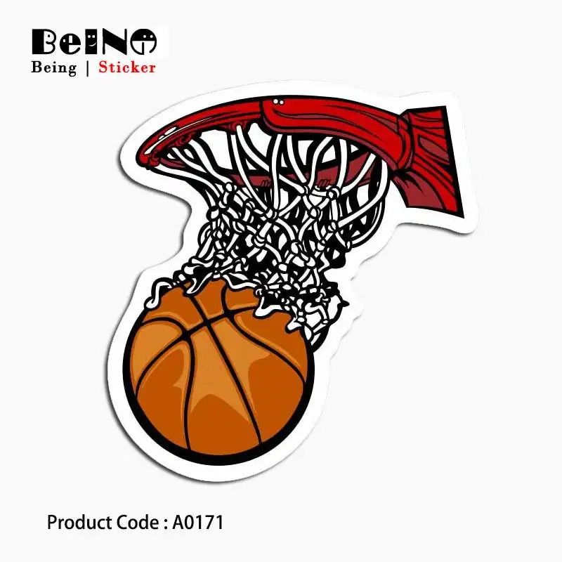 

play basketball sticker sports street kid waterproof suitcase laptop guitar luggage skateboard bicycle toy lovely A0171 stickers