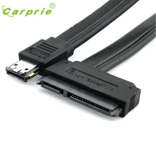 Carprie nova dupla potência esata usb 12 v 5 v combo para 22pin sata usb cabo de disco rígido mar9 motherlander