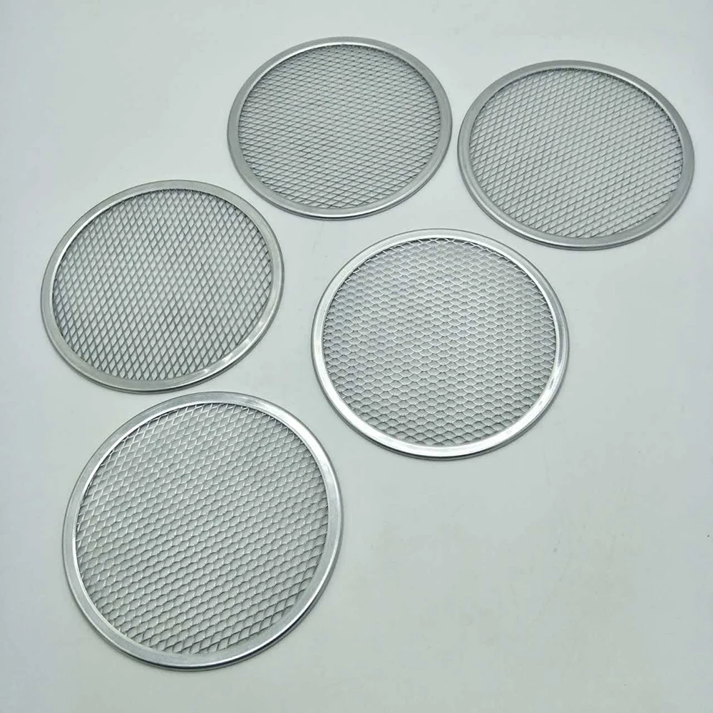 2019 New Non-stick Pizza Screen Pan Baking Tray Metal Net In Multi-size Aluminum Pizza Stones For Kitchen Cooking Tools 2019 New Non-stick Pizza Screen Pan Baking Tray Metal Net In Multi-size Aluminum Pizza Stones For Kitchen Cooking Tools