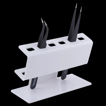

1pcs Acrylic Eyelash Extension Tweezers Stand Shelf Holder 6 Pcs display for Eyebrow False Positions Convenient Make Up Tools