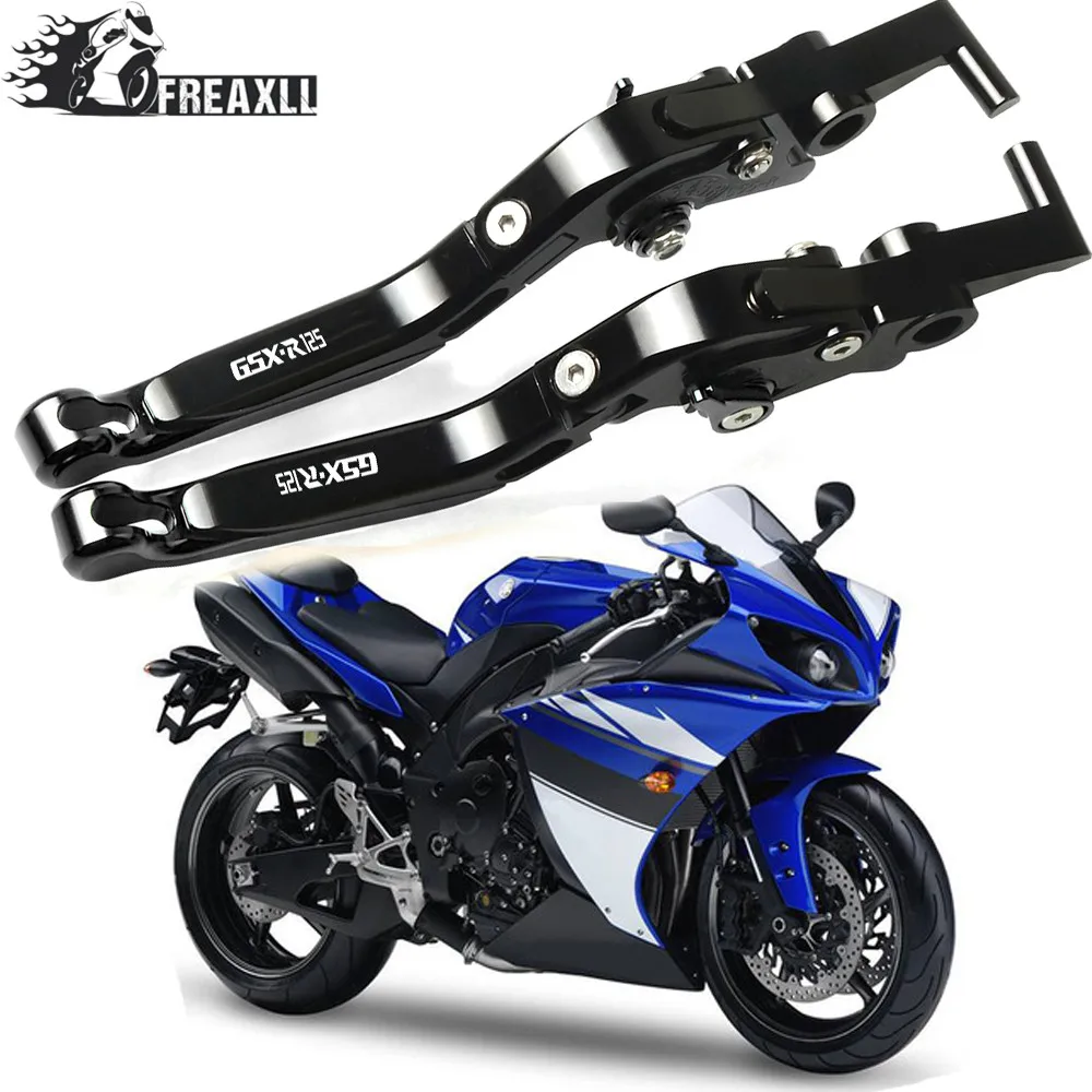 

CNC Aluminum Motorcycle Handlebar Brake Clutch Levers Adjustable Folding ExtendableFor SUZUKI GSX-R125 GSX R125 R 125 2017 2018