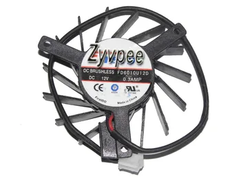 

Zyvpee FD6010U12D 12V 0.3A 2 Wire 2 Pins Cooling Fan,vga fan,video fan