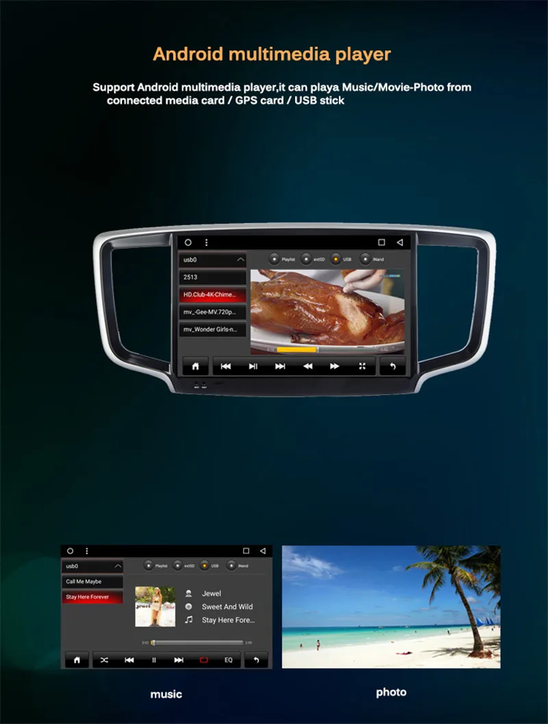 android tv box For Honda Odyssey 2015