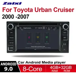 ZaiXi 2din Android 9,0 Восьмиядерный 4 Гб ram автомобильный DVD для Urban Cruiser 2007 ~ 2016 с GPS и RADIO BT навигационная карта система мультимедийного Проигрывателя