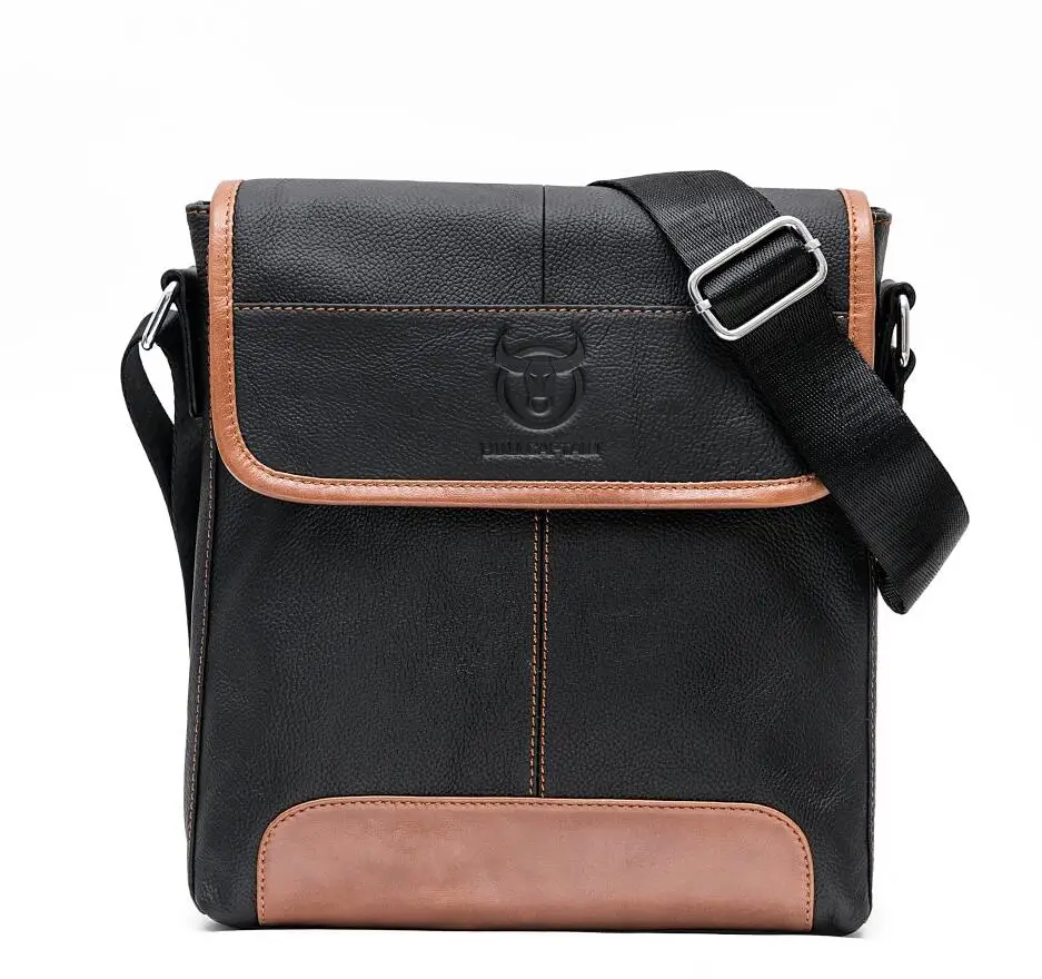 

Fashion brand retro high quality Genuine Leather men's Leather business Shoulder Messenger business crossbody casual work bag