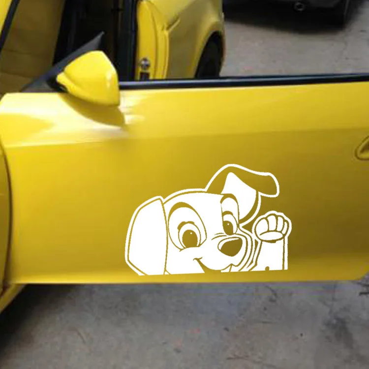 

1 PCS Funny Dog Car sticker Entrance Sign Decal Wall Sticker for Shop Office Home Cafe Hotel DIY Toilet Door Stickers
