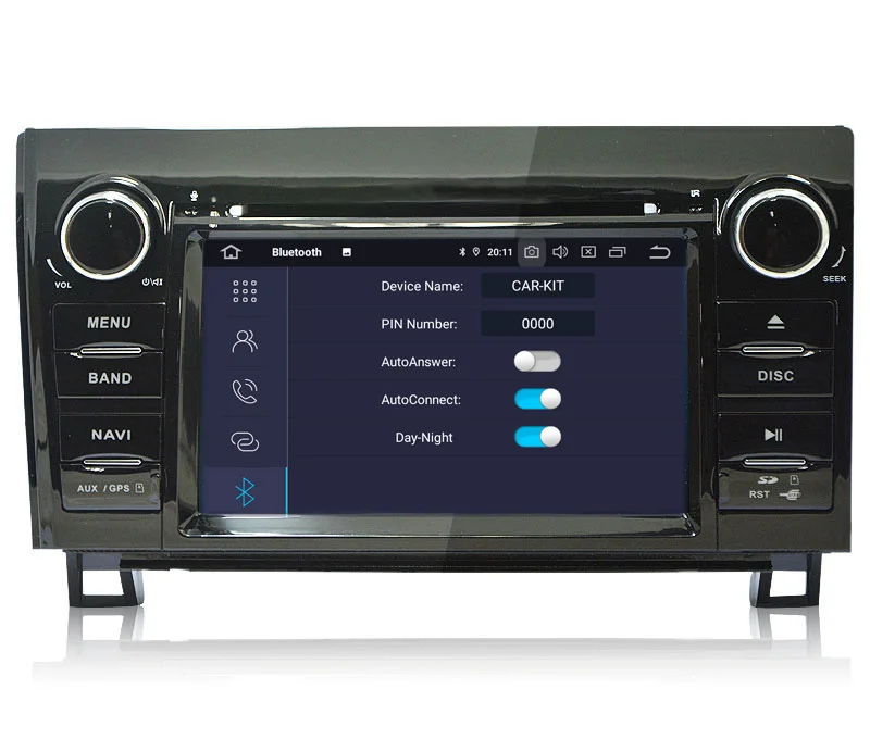 Cheap COIKA 7" Android 9.0 Quad Core Car DVD Radio For Toyota Sequoia Tundra 2007-2013 Touch Stereo GPS Navi 2+16G RAM WIFI 4G BT RDS 3