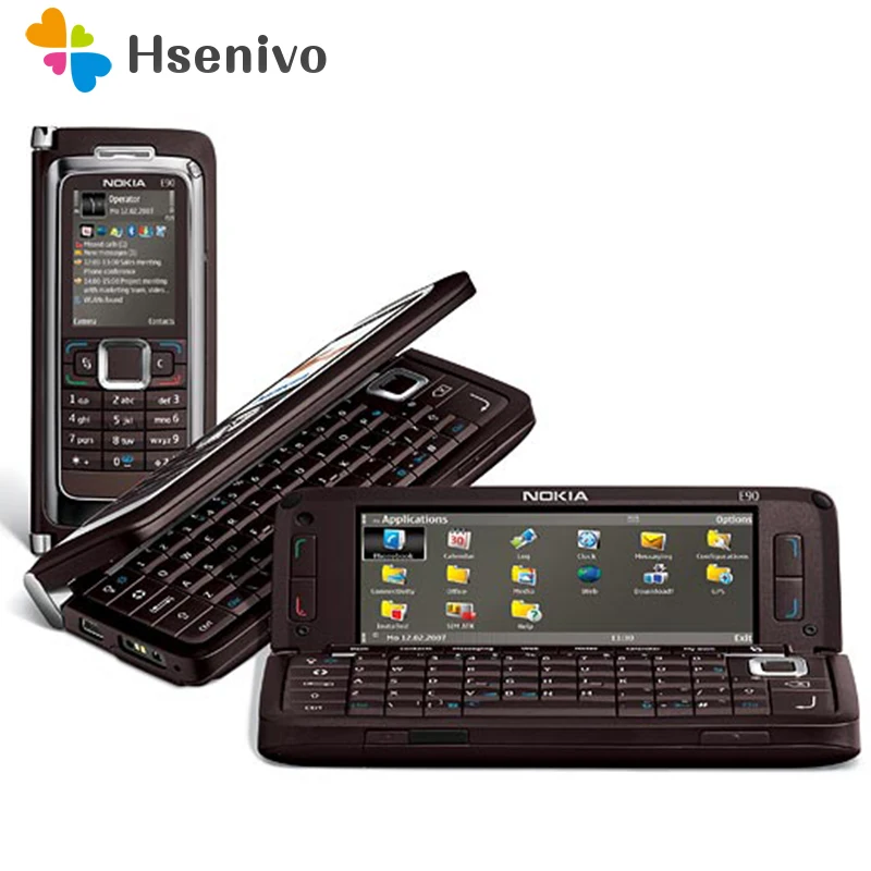 E90 100% Original NOKIA E90 Mobile Cell Phone 3G GPS Wifi 3.2MP Bluetooth Smartphone Red & Gift Refurbished E90 100% Original NOKIA E90 Mobile Cell Phone 3G GPS Wifi 3.2MP Bluetooth Smartphone Red & Gift Refurbished