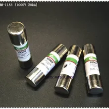 2 шт./партия 10x38 мм DMM-11AR, DMM-B-11AR 11A 1000V 20kA быстро действующий керамический предохранитель для мультиметра Новинка