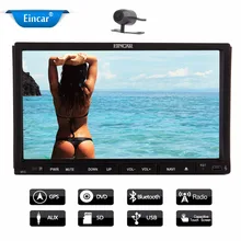 7-inch Double 2 din in Dash Car DVD Player Stereo Radio Audio bluetooth, Car Logo Chosen Hd:800*480 LCD Free Backup Camera+Free