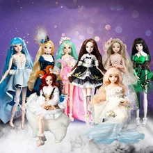 30 CM Twelve Constellations DIY Makeup Fashion Dolls 1/6 12 Moveable Joints Dress up Princess Dolls Toys For Kid Girl Dolls Gift