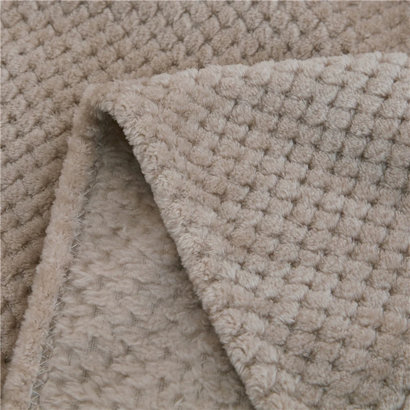 Японский стиль, коралловый флис, фланелевые одеяла для кровати, однотонное мягкое Норковое постельное белье, зимняя простыня, покрывало для дивана, покрывало для самолета, одеяла