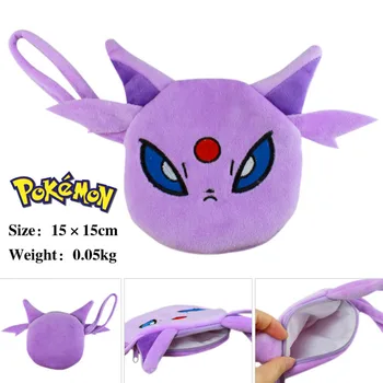 

Anime Pocket Monster Eevee Espeon Cotton Flannel Penny Bag Coin Purse