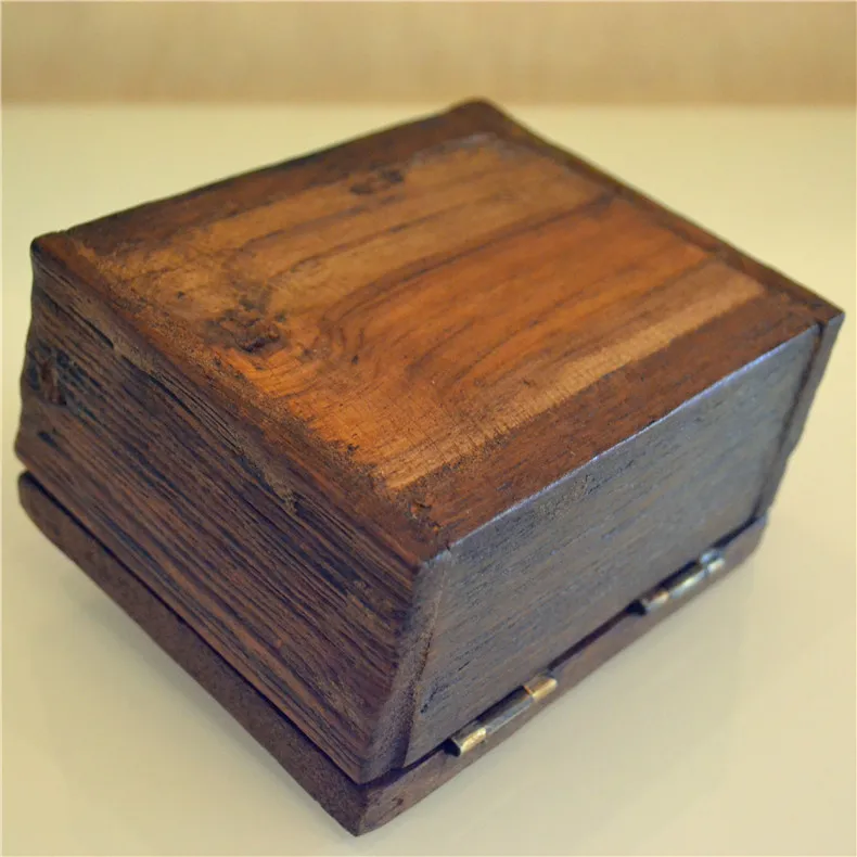 Handicraft Wood Carving Receiving Box Jewelry Box Desktop Arrangement Solid Wood Business Card Box Square Creative Individual Ha