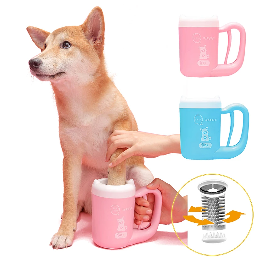 

Paw Plunger For Small Medium Dogs Soft Silicone Pet Feet Washer Portable Pet Dog Dirty Paw Cleaning Cup Muddy Dog Cat Grooming