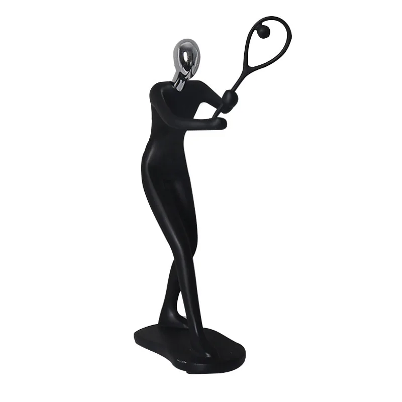 

Nordic Fashion Sport Figures Statues Sculptures Creative Resin Craft Gift Partition Bookshelf Home Decoration Accessories Modern