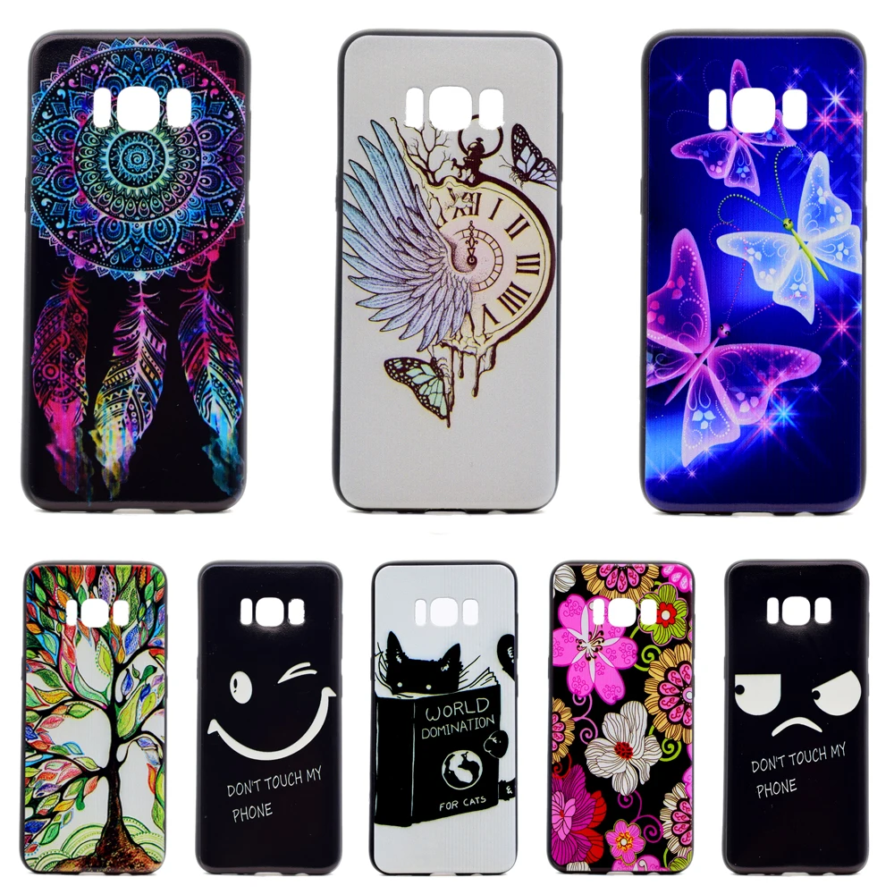 S8 Fashion Soft TPU Phone Case For Samsung Galaxy S8 S 8 5.8inch Personalized Unique Cute ...
