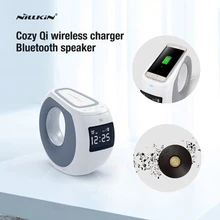 Nillkin bluetooth-динамик Беспроводное зарядное устройство музыка объемного звучания зарядное устройство для Iphone для Samsung S6 S7 S7 Edge Lumia 950