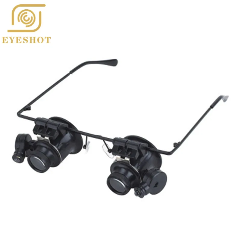 EYESHOT увеличительные очки из смолы Lupa 20X ювелирные часы Ремонт лупа с 2