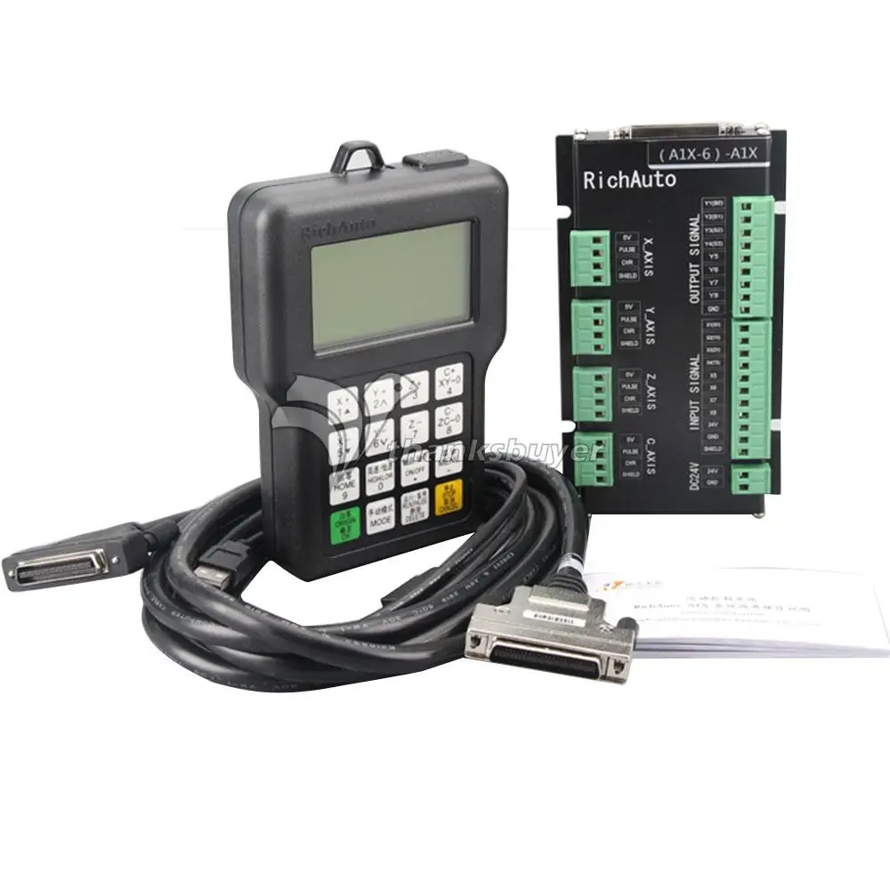

RichAuto DSP A18S 4-Axis CNC Controller USB Linkage Motion Control System for CNC Router Engraver