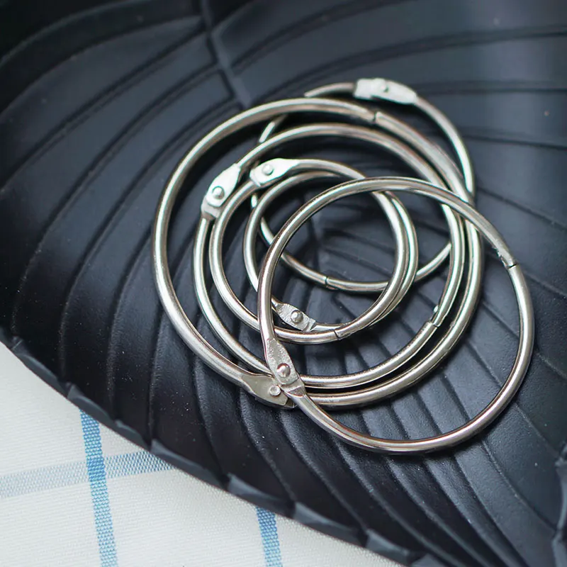 

Buckle Loose Leaf Metal Binding Ring Binder Hinged Rings Handwerk Punch Ring Album Metal Book Rings