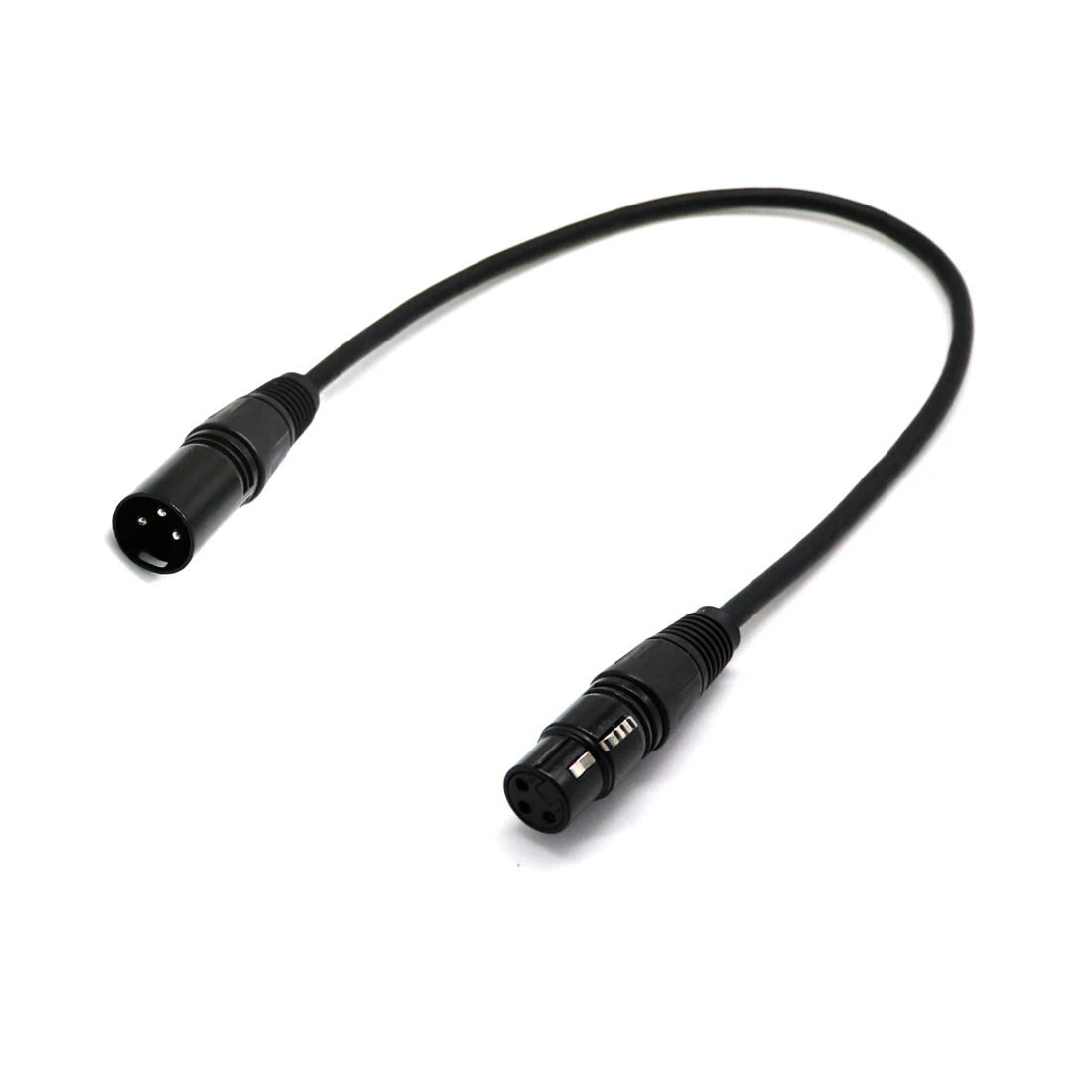 5 упаковок 2 фута длина стопы 3 штифта папа Мама XLR экранированный DMX кабель для