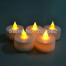 12 шт./партия, светодиодная Светодиодная лампа в виде свечи, Электронная свеча для свадебного украшения, вечерние